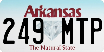 AR license plate 249MTP