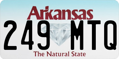AR license plate 249MTQ
