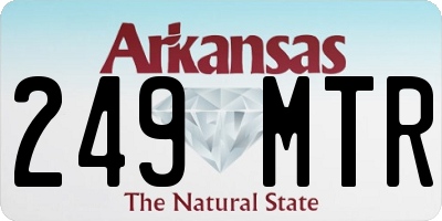 AR license plate 249MTR