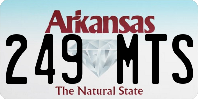 AR license plate 249MTS