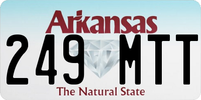 AR license plate 249MTT