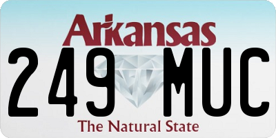 AR license plate 249MUC