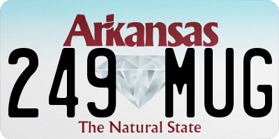 AR license plate 249MUG