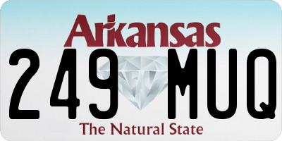AR license plate 249MUQ