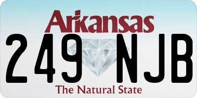 AR license plate 249NJB