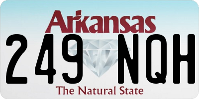 AR license plate 249NQH