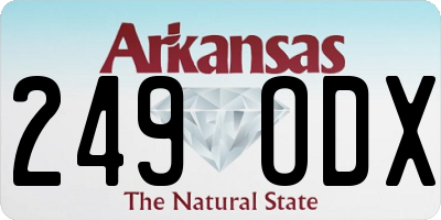 AR license plate 249ODX