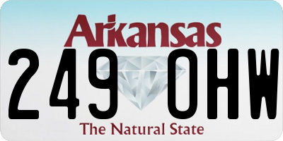 AR license plate 249OHW
