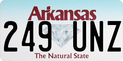 AR license plate 249UNZ