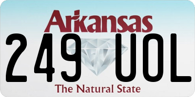 AR license plate 249UOL