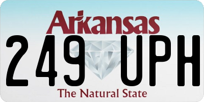 AR license plate 249UPH