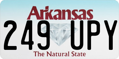 AR license plate 249UPY