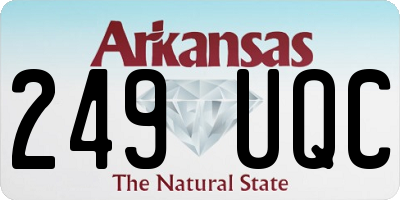AR license plate 249UQC