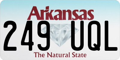 AR license plate 249UQL