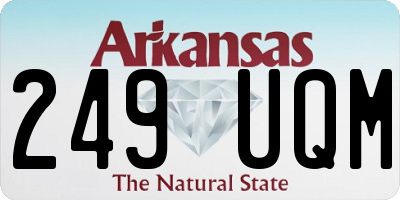AR license plate 249UQM