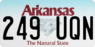 AR license plate 249UQN