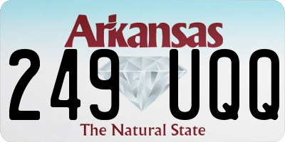 AR license plate 249UQQ