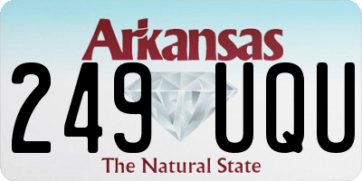 AR license plate 249UQU