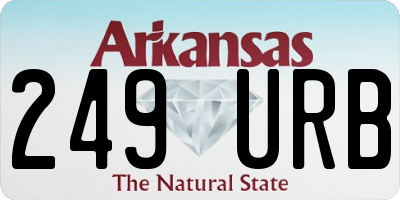 AR license plate 249URB