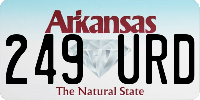 AR license plate 249URD