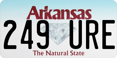 AR license plate 249URE