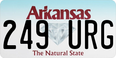 AR license plate 249URG