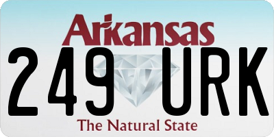 AR license plate 249URK