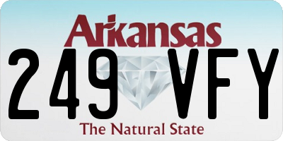 AR license plate 249VFY