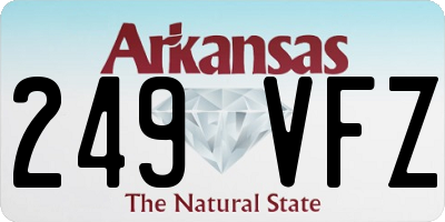 AR license plate 249VFZ