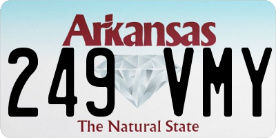 AR license plate 249VMY