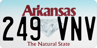 AR license plate 249VNV