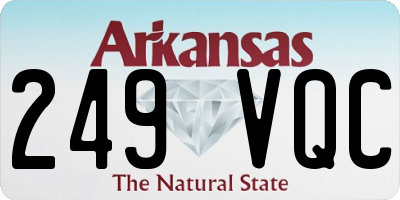 AR license plate 249VQC