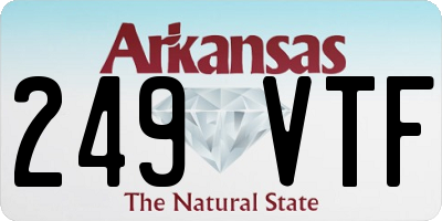 AR license plate 249VTF