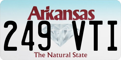 AR license plate 249VTI