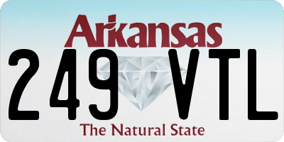 AR license plate 249VTL