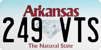 AR license plate 249VTS