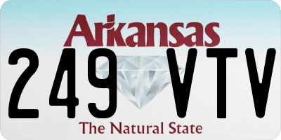 AR license plate 249VTV