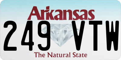 AR license plate 249VTW