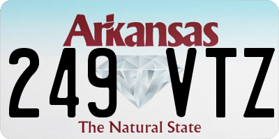 AR license plate 249VTZ