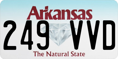 AR license plate 249VVD
