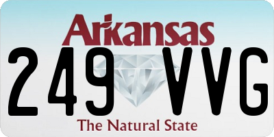AR license plate 249VVG