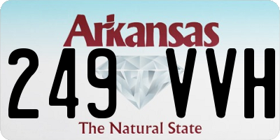 AR license plate 249VVH