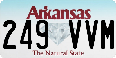 AR license plate 249VVM