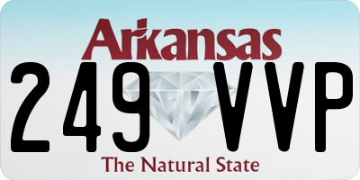 AR license plate 249VVP