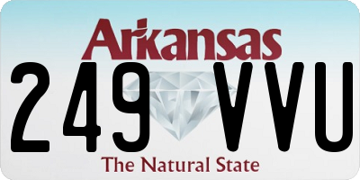 AR license plate 249VVU