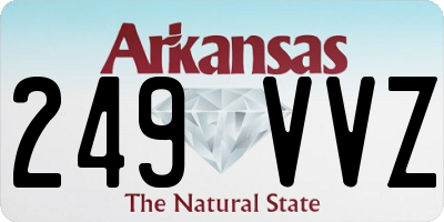 AR license plate 249VVZ