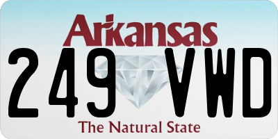 AR license plate 249VWD