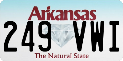 AR license plate 249VWI