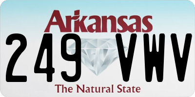 AR license plate 249VWV