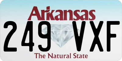 AR license plate 249VXF